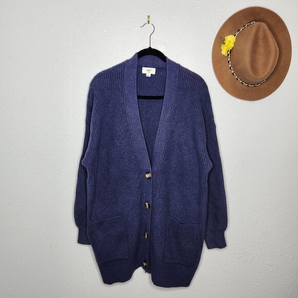 aerie Sweaters - NEW Aerie Size M Blue Oversized Cardigan